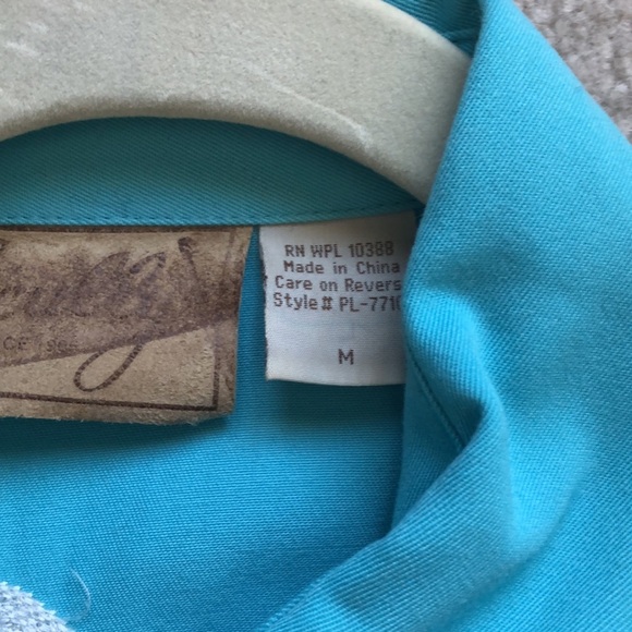 Sculls Skull Embroidered shirt top snap med - Picture 4 of 7